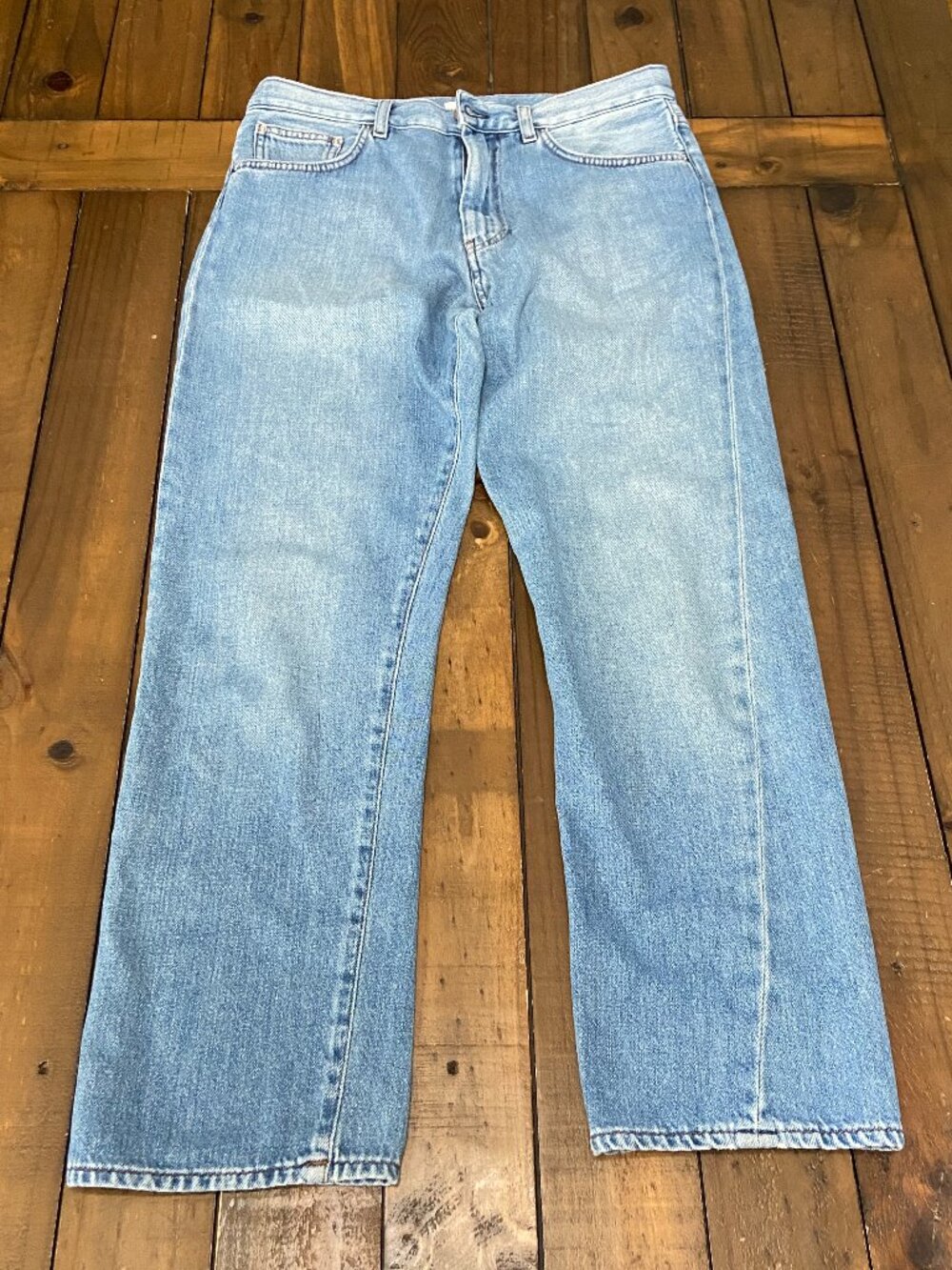 TOTEME Twisted Seam Jeans Light Wash 27 (Hemmed to 27" Inseam)